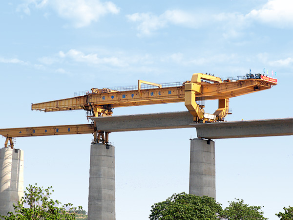 Bridge Girder Erection Machine for High Speed Railway