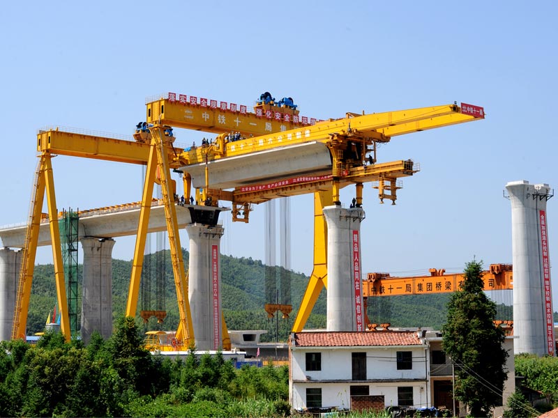 bridge girder launcher