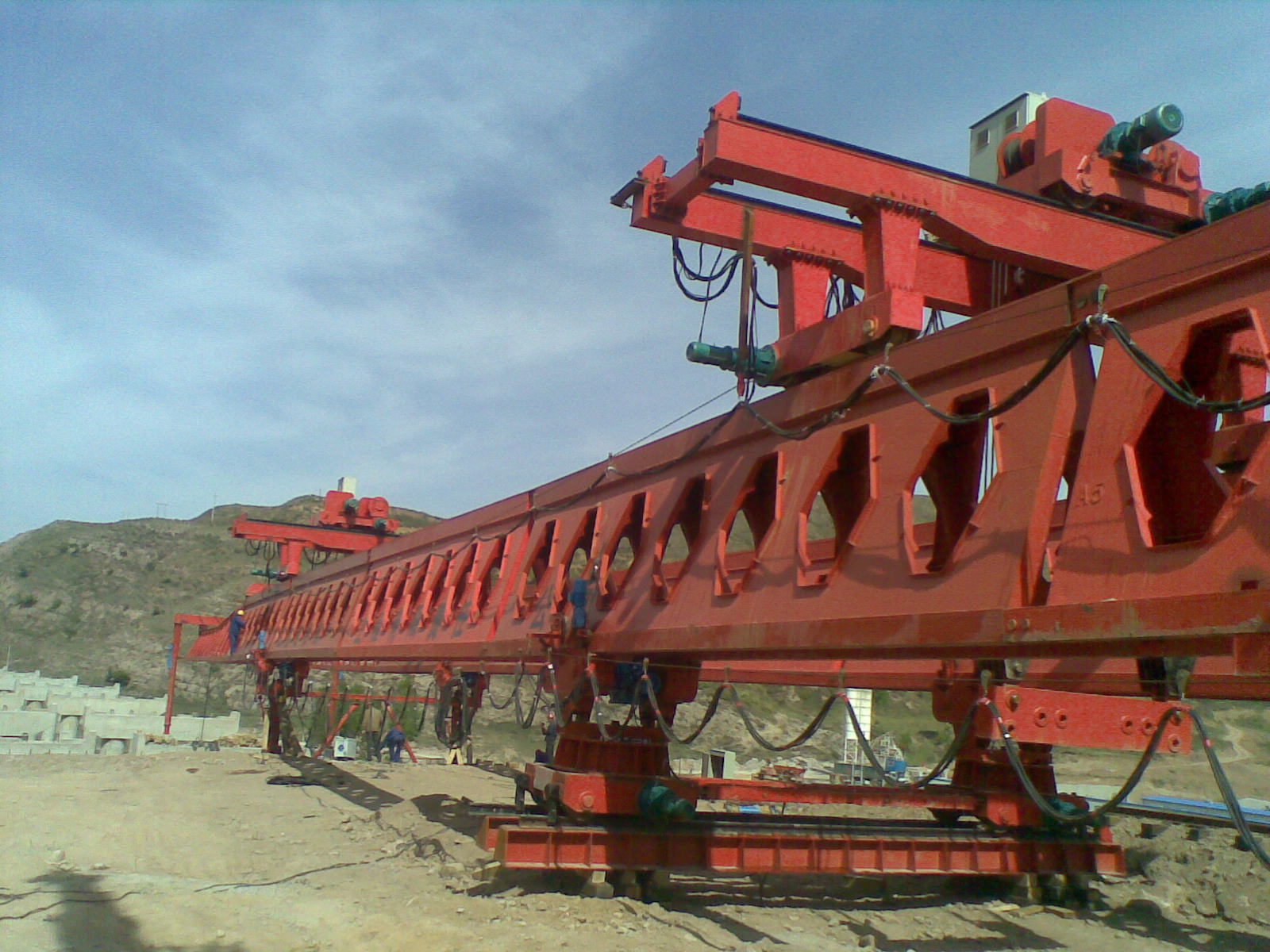 Main Structure of HZQ 50/160 Bridge Building Crane